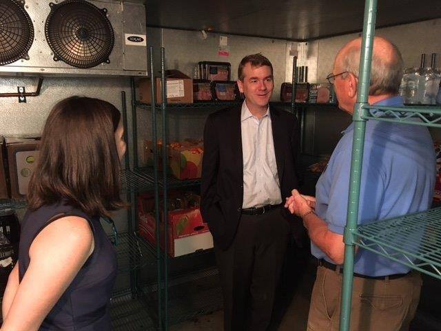 2017 Senator Michael Bennet visits