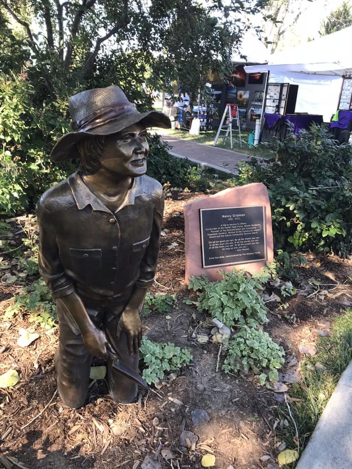2018 Nancy Gripman statue