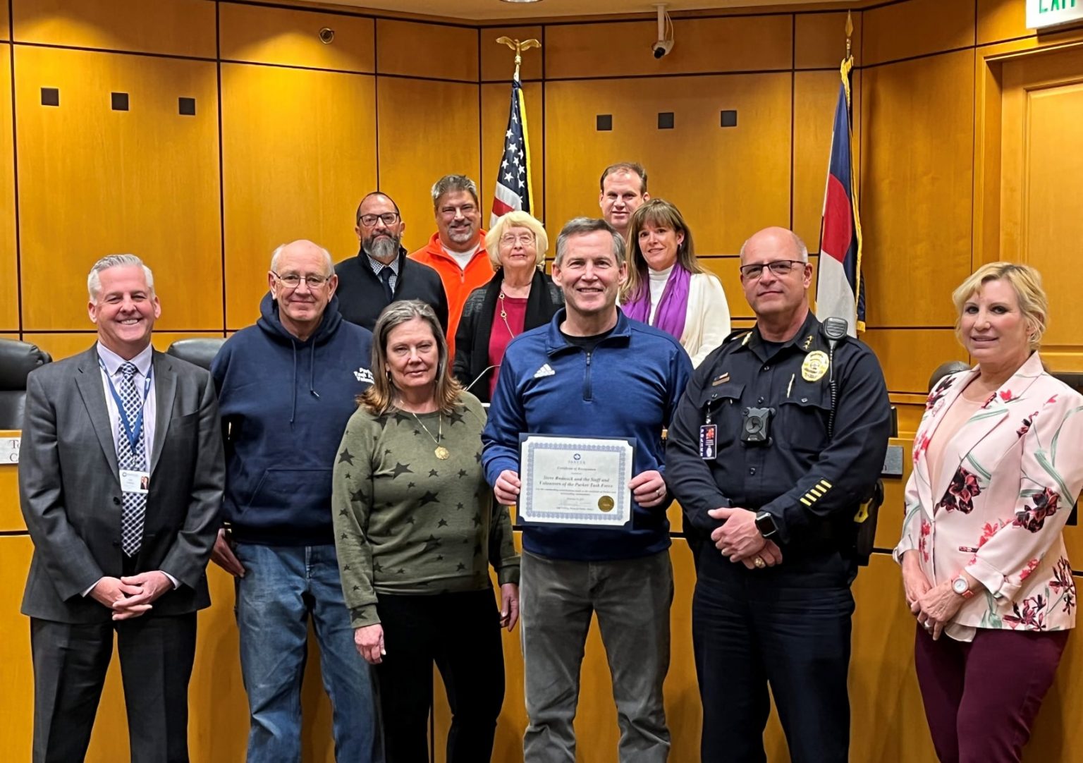 Parker Town Council Recognizes PTF – Parker Task Force